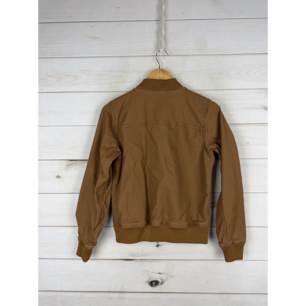 Carhartt Crawford Rugged Flex Jacket Womens XS Brown Full Zip 102524 - Picture 2 of 9